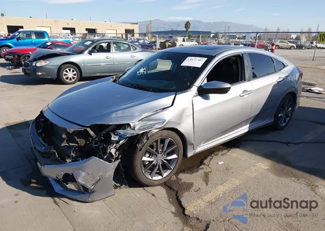 2019 Honda Civic Ex from USA, damaged, VIN JHMFC1F30KX002445